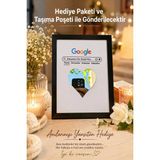 BirbeyStore Dünyanın En Güzel Kızı Anlamlı Hediye Ahşap Aynalı Tablo - 27 X 20 - Beyaz