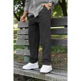 BirbeyStore Hambez Eşofman %100 Pamuk Büyük Beden Pantolon Görünümlü Rahat Kalıp Yazlık Beli Lastikli - XL - Siyah - 001