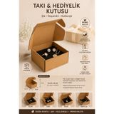 BİRBEYSTORE Karton Kutu E-Ticaret Kutusu (8x8x4)-(10) Adet Kilitli Kutu Küçük Karton Kutu Hediye Kutusu