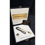 BİRCAN TASARIM Golden Rosary Bilek Boy 925 Ayar Gümüş Püskül Premium Kutulu Kişiye Özel Harf İşlemeli Altın Parçacıklı Tesbih