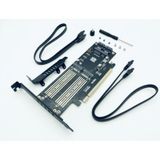 Bircan06 M.2 Nvme Ssd Ngff Pcıe 3.0X16 Adaptör Msata