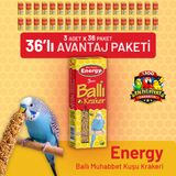 Bird Food Energy Ballı Muhabbet Kuşu Krakeri 3'lü - 36 Adet