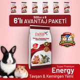 Bird Food Energy Tavşan & Kemirgen Yemi 500 G - 6 Adet