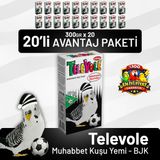 Bird Food Energy Televole Bjk 20x300 gr Muhabbet Kuşu Yemi
