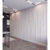 Birdeco Home Dekoratif Boyanabilir Montaja Hazır Duvar Çıtası,önceden Kesilmiş Astarlı Kendin Yap Kit (P20) - 1 Adet