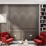 Birdeco Home Dekoratif Boyanabilir Montaja Hazır Duvar Çıtası,önceden Kesilmiş Astarlı Kendin Yap Kit (P48) - 1 Adet