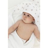 Birdie Organik Pamuk Müslin Bebek Kundak Beyaz 75x75 cm