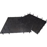 Birdlife 2 M2 8 Adet 50X50 Plastik Güvercin Kümes Taban Izgarası (Siyah)