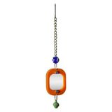 Birdlife BRD1075 Akrilik Çerçeveli Aynalı Küçük Kuş Oyuncağı