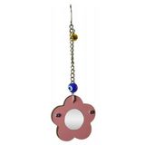 Birdlife BRD1076 Ahşap Çerçeveli Papatya Ayna Kuş Oyuncağı