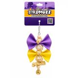 Birdmozz Premium Hasır Çubuklu Fiyonklu Kuş Oyuncağı