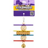 Birdmozz Premium Hasır Örgülü Çubuklu Kuş Oyuncağı