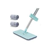 Birdoludukkan Mikrofiber bezli Mop Yer Ve Duvar Silme Kendinden Sıkmalı Yedek Bezli Paspas Mop Seti-Yedek Bez Hediyeli