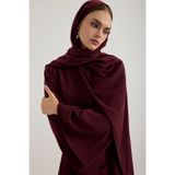 Birgül Bektaş Mürdüm Kristal Krep Şal