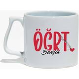Birhatıra Öğretmenler Günü Kupa Bardak-4 - Beyaz - 250 ml