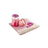 Biricik Anneme Seccadeli ve İnci Tesbihli Özel Silindir Kutulu Set - Pembe Renk