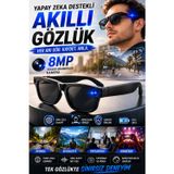 Birinci Şahıs Görüşlü 8mp Kameralı Yapay Zeka Akıllı Gözlük Chatgpt Destekli Model