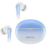 Biriva T62 Bluetooth 6.0 Oyun Modlu Kablosuz Kulaklık Enc Gürültü Engelleme, Yüksek Ses Performansı - Mavi
