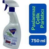Birka Krom Paslanmaz Çelik Yüzey Parlatıcısı 750 ml. x 6 Adet