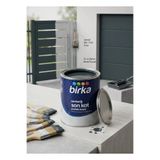 BİRKA Sentetik Yağlı Boya – 2.7 kg / 0.85 kg – Antrasit Gri RAL 7016 (Parlak – Metal, Ahşap, Kapı, Mobilya Uygun)