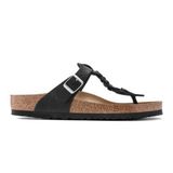 Birkenstock 1021349 Gizeh Braided FL Siyah Kadın Terlik