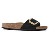 Birkenstock 1023342 Siyah Madrid Big Buckle Kadın Terlik