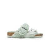 Birkenstock 1025539-20442 Yeşil Arizona Split Leve Teddy Kadın Terlik