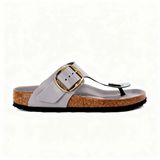 Birkenstock 1029430 Gri Gizeh Big Buckle Kadın Terlik
