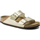 BIRKENSTOCK ARIZONA BF METALLIC ÇİFT BANTLI GOLD KADIN TERLİK 1016111 - Bej