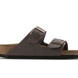 Birkenstock Arizona BF NU 151183 Mocha Kahverengi Birko-Flor Nubuk Unisex Çift Bantlı Terlik