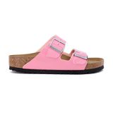 Birkenstock Arizona BF Patent 1026976 Kadın Terlik Pembe Siyah