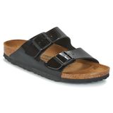 Birkenstock Arizona Birko-Flor Patent Unisex Yetişkin Sandalet Ve Terlik, Siyah (Black Black), 36