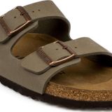 Birkenstock Arizona Bs Gri Çift Toka Erkek Terlik 45