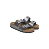 Birkenstock ARİZONA BS METALİK SİYAH ÇİFT BANTLI KADIN TERLİK 1029233