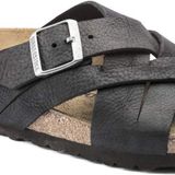 Birkenstock Arizona BS Siyah Deri Erkek Terlik
