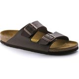 Birkenstock Arizona Erkek Terlik 51703 Koyu Kahverengi Deri Yaz Sezonu İçin Konforlu Tasarım