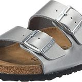 BIRKENSTOCK Arizona ESD terlik, Gümüş., 37 EU Schmal