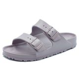 Birkenstock Arizona Eva 1031294 Kadın Terliği, Soluk Lila Renkte, Lastik Tokalı, Mor (Violola Soluk Mor), 40 EU