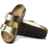 Birkenstock Arizona Kadın Terlik Bej Suni Deri Günlük Kullanım İçin Hafif ve Rahat