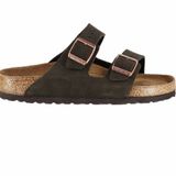 Birkenstock Arizona Soft Footbed 951311 Mocca Kahverengi Süet Unisex Çift Bantlı Terlik