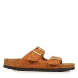 Birkenstock Arızona Syn Leopard Çift Bantlı Kadın Terlik 1031926 1031926, Turuncu Leopar, 40