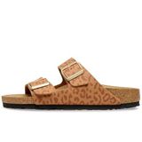 Birkenstock Arızona Syn Leopard Çift Bantlı Kadın Terlik 1031926 1031926, Turuncu Leopar, 40