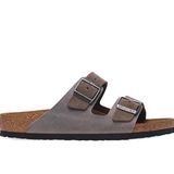 Birkenstock Arizona Vl Leoi Erkek Terliği 1029167-20089 Gri