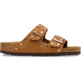 Birkenstock Arizona Vl Rivet Border Kahverengi Kadın Terlik