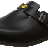BIRKENSTOCK Boston Erkek Ayakkabı Boston Antistatik/Doğal Deri SİYAH 40 Numara - Normal Ayak Tabanı