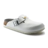 Birkenstock Boston ESD NL 061360 Black Siyah Hakiki Deri Unisex Kapalı Terlik