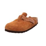 Birkenstock Boston Leve Braided Taupe Clog terlik, Kahverengi, 37 EU Schmal