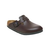 BIRKENSTOCK Boston Pro deri terlik, tıp, gastronomi ve servis için yüksek kaliteli sertifikalı iş ayakkabısı, Java, 42 EU Schmal