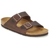 Birkenstock Classic Arizona deri üniseks yetişkin terliği, Kahverengi, koyu kahverengi., 38 EU