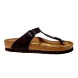 Birkenstock Gizee 43691 Kadın Siyah Deri Pantolon, siyah, 40 EU